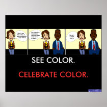 Completely Color Blind Poster posters