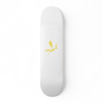 Completely yellow bending Bee Skate Boards