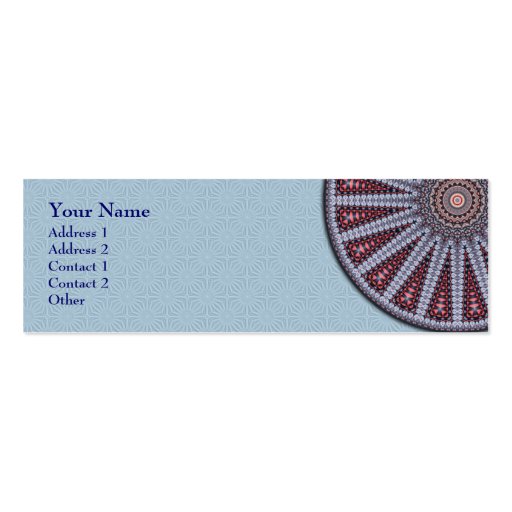 Completion Mandala â€¢ Profile Business Card (front side)