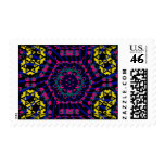Complex Kaleidoscope Design: Postage postage