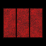Complex Network - Red on Black canvas prints