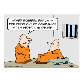 compliance federal guideline prisoners postcard