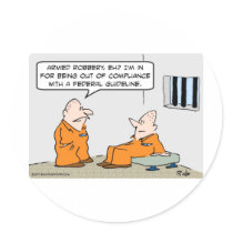 compliance federal guideline prisoners round sticker