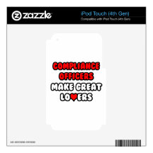 Compliance Officers Make Great Lovers Skins For iPod Touch 4G