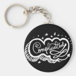 Complicated 2 key chain
