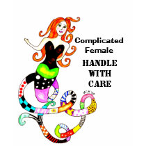 Complicated Female Mermaid T-Shirt by Victoreeah Complicated Female Mermaid T-Shirt