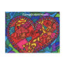 Complicated Heart Post Card