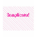 complicated ladies tee t-shirts