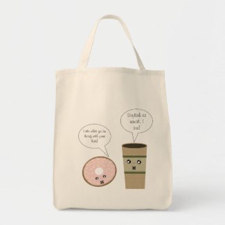 Complimentary Coffee and Donut Bag bag