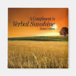 Compliments Inspirational Magnet