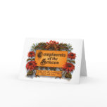 Compliments of the Season Greeting Card