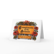 Compliments of the Season cards