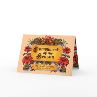 Compliments of the Season card