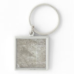 Composite Map of France 3 Keychains