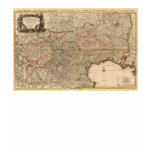 Composite map of french settlements tshirt
