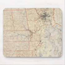 Composite Rhode Island Map Mousepads