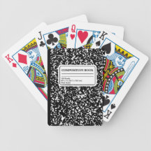 Composition Book Bicycle Card Decks