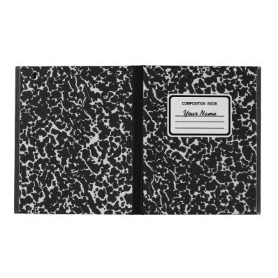Composition Book iPad Folio Cases