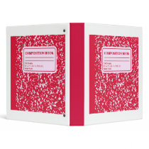 Composition Book/Student-Teacher Binders