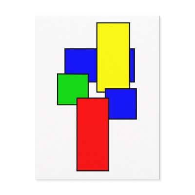 Composition II Post Card by lonvig
