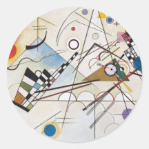 Composition VIII Stickers
