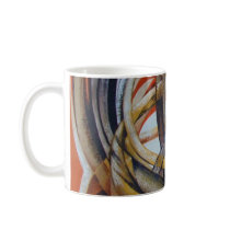 Composition with red mugs by elena_oleniuc_zazzle Composition with red mugs