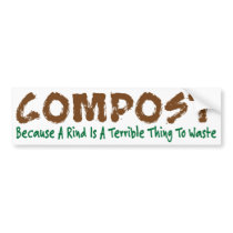 Compost bumper stickers by GardenObsessions Compost bumper stickers