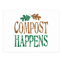 Compost Happens postcards
