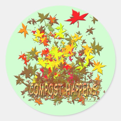 Compost Stickers 800+ Custom Designs Zazzle