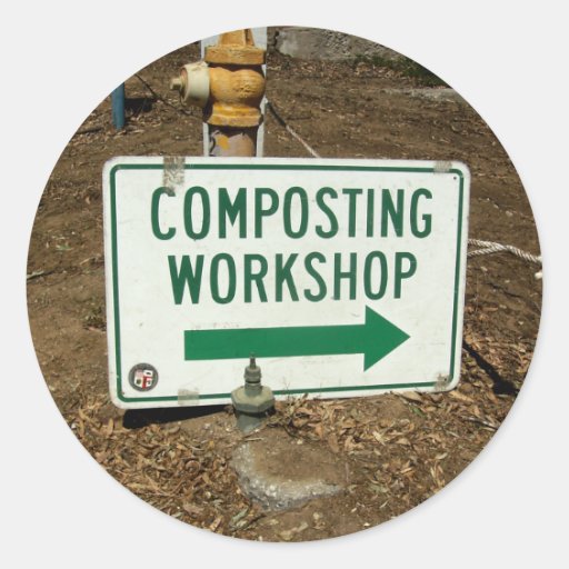 Compost Stickers 800+ Custom Designs Zazzle