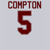 Compton #5 Football Jersey T-Shirt