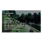 Compton Acres Italian Gardens, Poole, U.K.  flower Business Cards