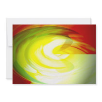 Computer Abstract Art Invitations