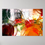 Computer Abstract Posters - Digital Art Print
