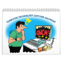 COMPUTER AND TECHNOLOGY CARTOON CALENDAR calendar