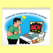 COMPUTER AND TECHNOLOGY CARTOON CALENDAR calendars