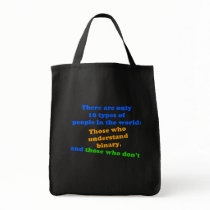 Computer Binary Funny Tote Bag