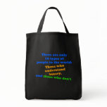 Computer Binary Funny Tote Bag