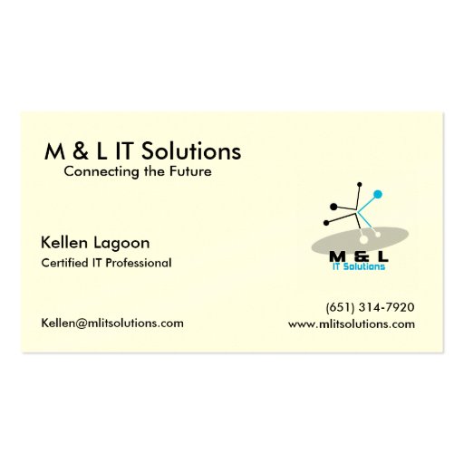 computer business card (front side)