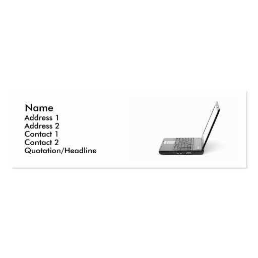 Computer Business Card (front side)
