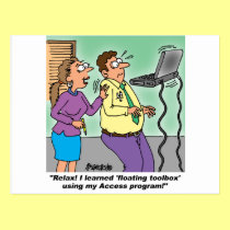 Computer Cartoon Gifts postcards