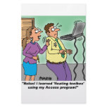 Computer Cartoon Gifts Personalized Stationery