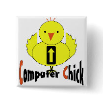 Computer Chick buttons by fashionfiles Computer Chick buttons