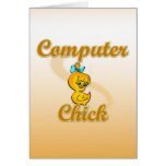Computer Chick Card