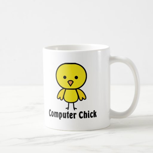 Computer Chick Coffee Mugs