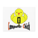 Computer Chick postcards by fashionfiles Computer Chick postcards