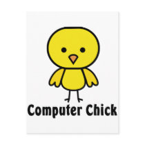 Computer Chick postcards