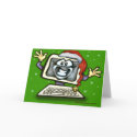 Computer Christmas Card by FunGraphix Computer Christmas Card