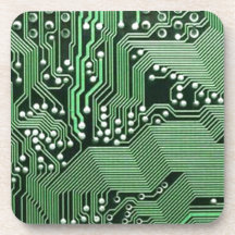 Computer circuit board drink coasters