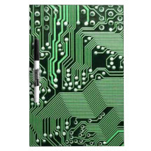 Computer circuit board dry erase white board